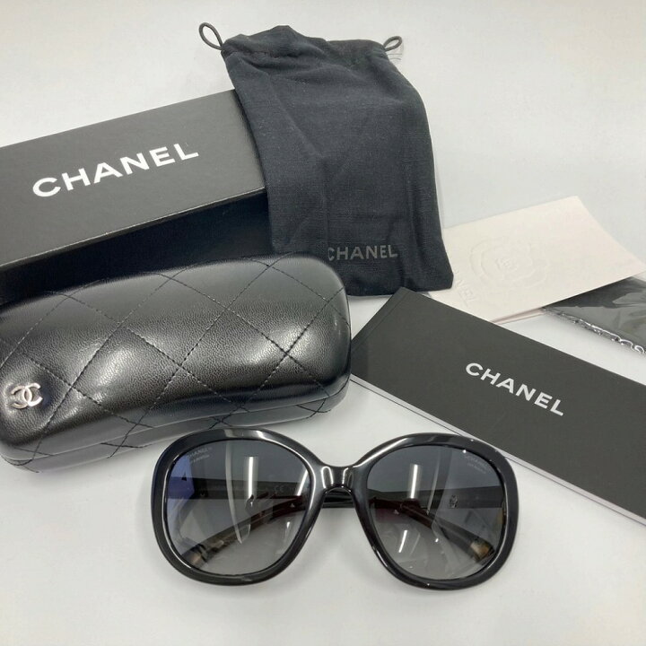 楽天市場】[USED/中古]CHANEL シャネル サングラス ブラックフレーム 