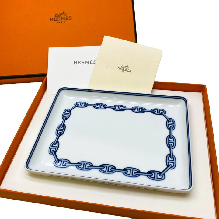 楽天市場】未使用品 HERMES エルメス シェーヌダンクル スクエア  