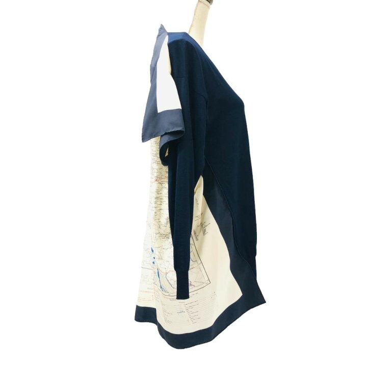 楽天市場】CELINE セリーヌ ニット 18SS マップスカーフ 