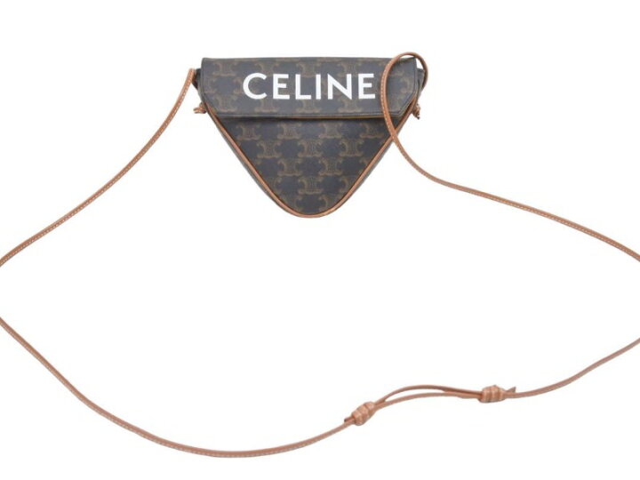 楽天市場】CELINE セリーヌ ショルダーバック トライアングルバック  