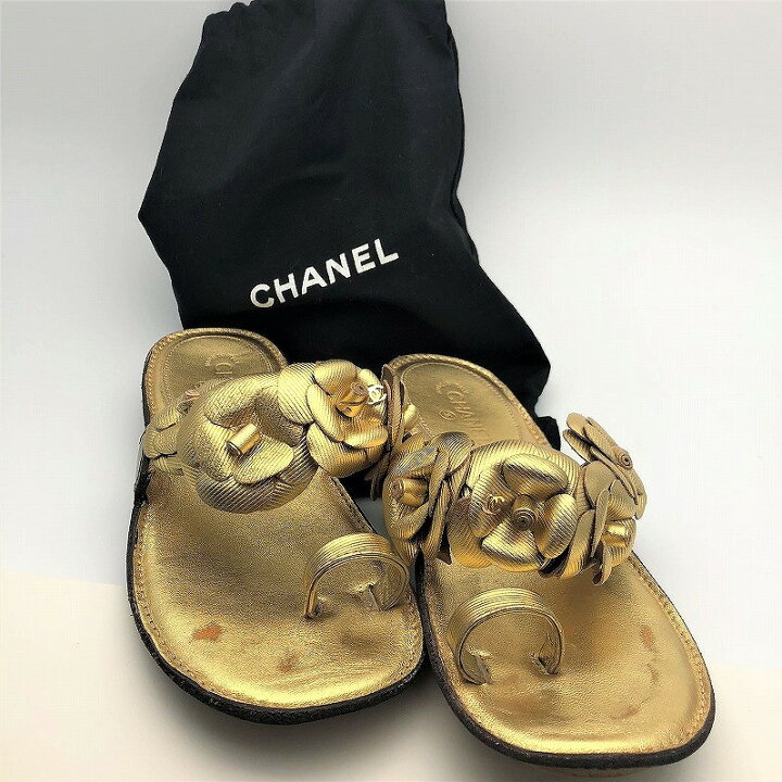 楽天市場】[USED/中古]CHANEL シャネル サンダル トングサンダル 