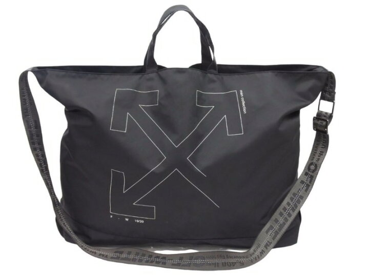 楽天市場】OFF-WHITE オフホワイト 2WAYトートバッグ ショルダーバッグ  