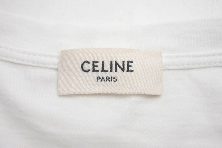 楽天市場】[USED/中古]CELINE セリーヌ 半袖Tシャツ 半袖 Tシャツ  