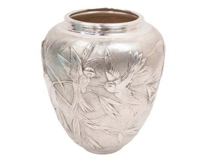 楽天市場】希少 TIFFANY ティファニー 花瓶 お皿 壺 665g シルバー925 