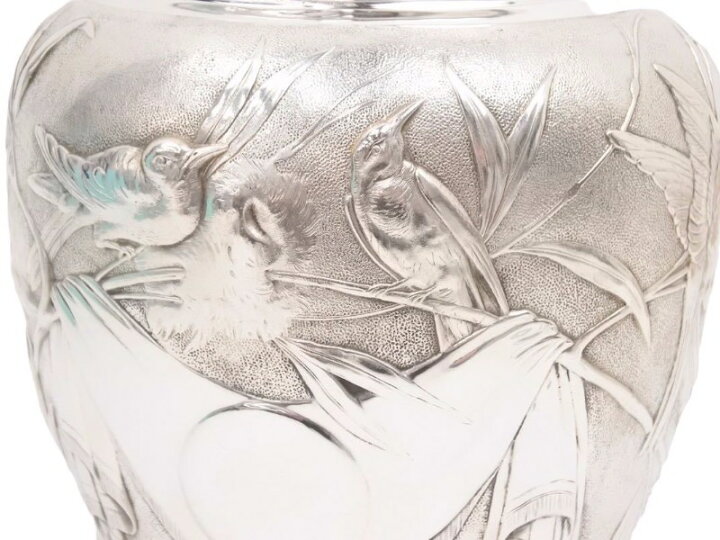 楽天市場】希少 TIFFANY ティファニー 花瓶 お皿 壺 665g シルバー925 