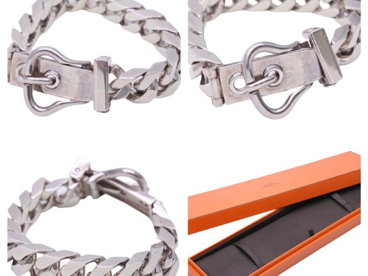 楽天市場】HERMES エルメス ブレスレット ブックルセリエ GM ベルト 