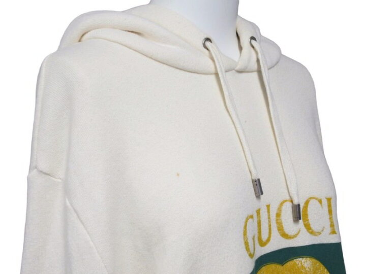 楽天市場】GUCCI グッチ ヴィンテージ加工オールドロゴプリントプル 