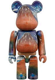 MEDICOM TOY メディコムトイ EXHIBITION '22 開催記念 BE@RBRICK 葛飾北斎 「冨嶽三十六景 凱風快晴」400％ 100％ 未使用品 41287