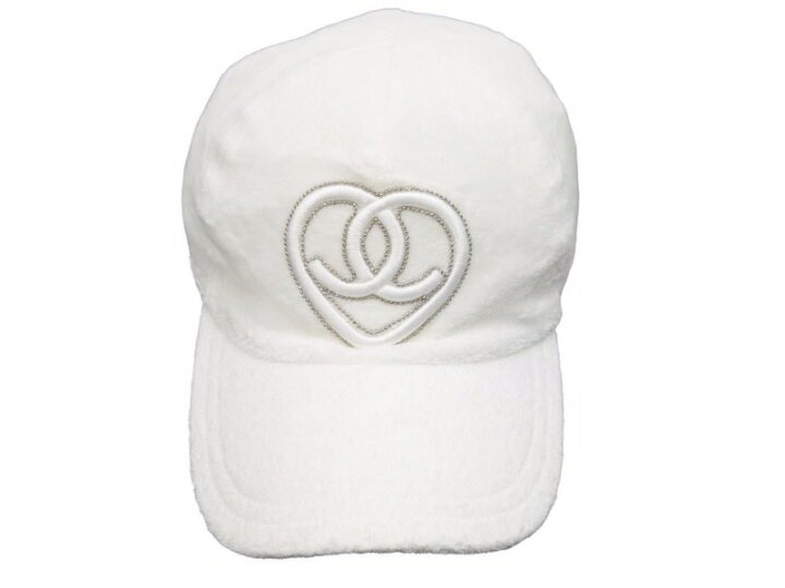 楽天市場】極美品 CHANEL シャネル キャップ ココマーク ハート パイル  