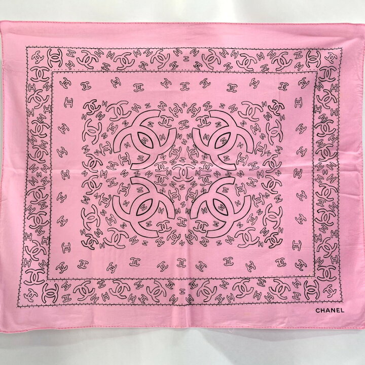 楽天市場】[USED/中古]CHANEL シャネル スカーフ バンダナ柄 スカーフ  