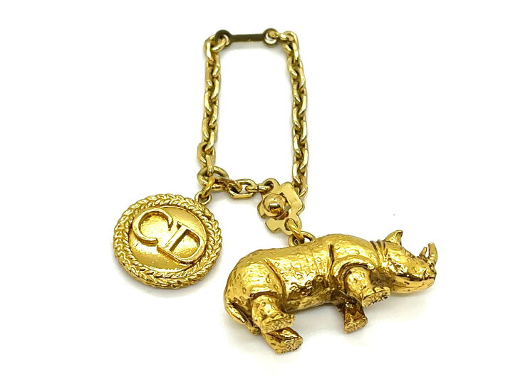 Dior ゴールド ロゴチャーム。ヴィンテージ。 楽天市場】[USED/中古 