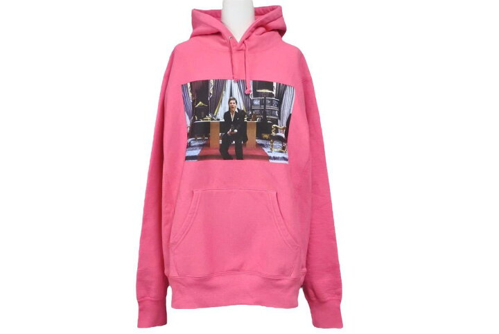 楽天市場】17AW Supreme Scarface Friend Hooded Sweatshirt Magenta  