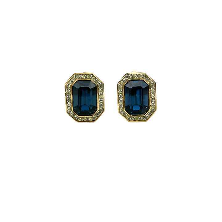 楽天市場】[USED/中古]Givenchy ジバンシー イヤリング ブルー  