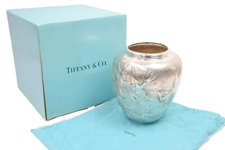 楽天市場】TIFFANY&Co. ティファニー オブジェ 花瓶 お皿 壺 650g 