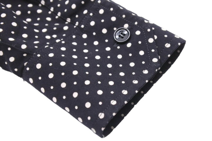 楽天市場】CELINE セリーヌ ドット総柄 ビスコース 長袖シャツ  