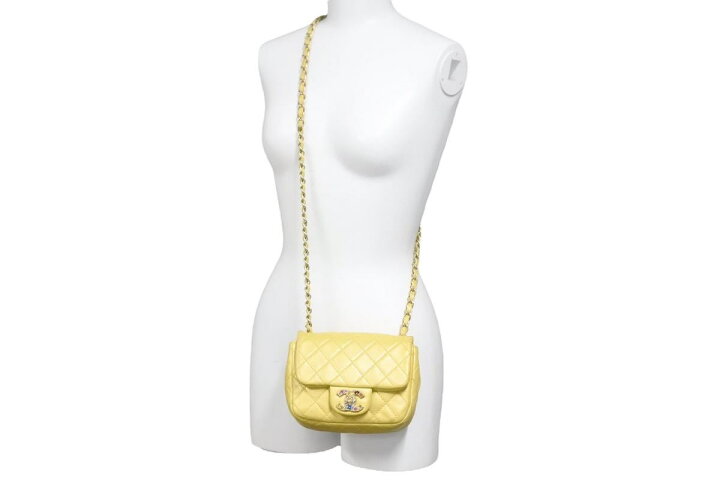 楽天市場】美品 シャネル CHANEL ビジュー グリポア ミニマトラッセ 