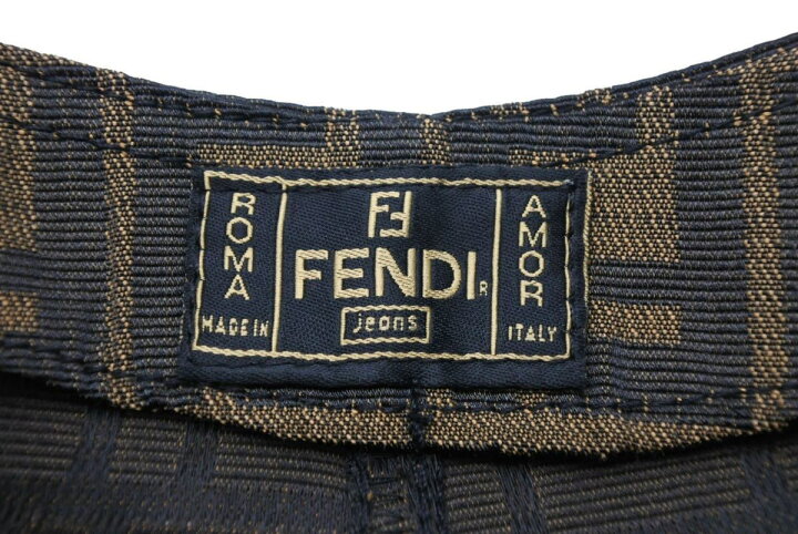 楽天市場】美品 Fendi フェンディ サロペット ブラウン ブラック  