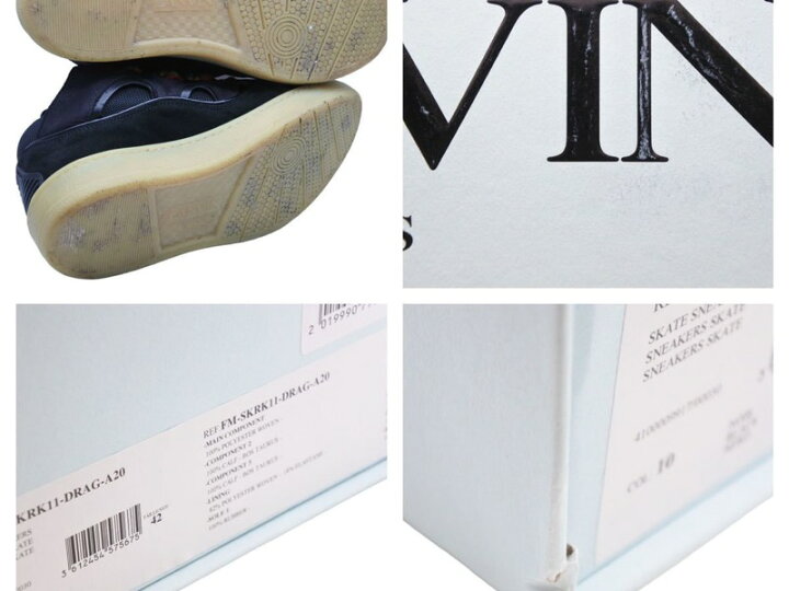 楽天市場】LANVIN ランバン スニーカー CURB ブラック FM-SKRK11-DRAG  