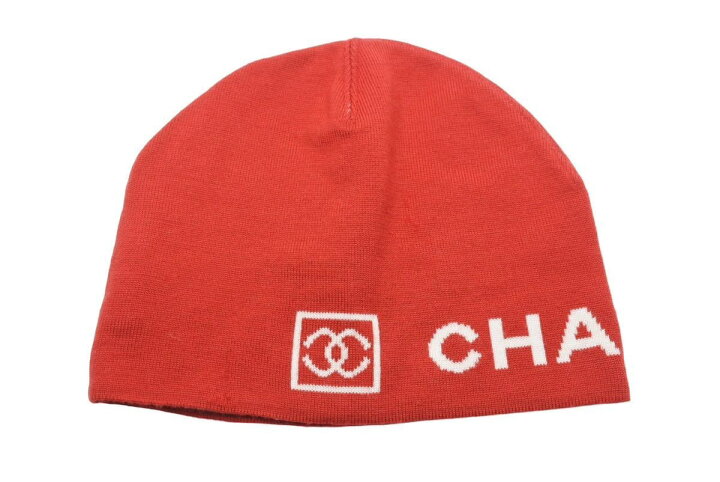 楽天市場】CHANEL シャネル スポーツライン ビーニー ニット帽 