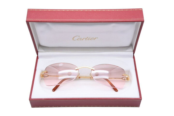 楽天市場】新品同様 CARTIER カルティエ ヴィンテージ サングラス 