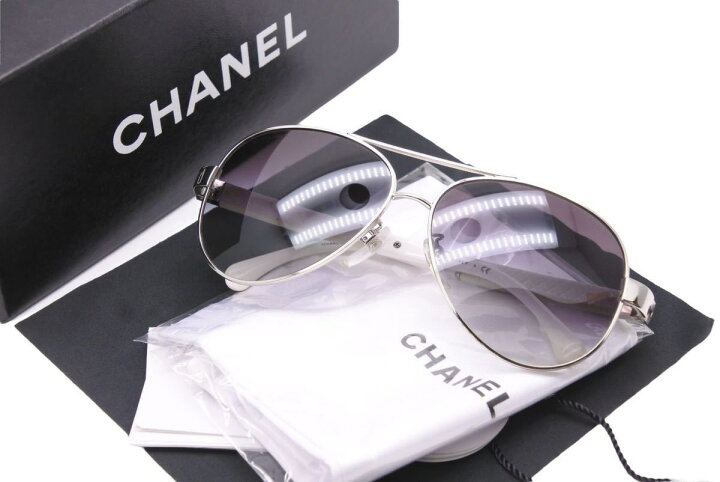 楽天市場】CHANEL シャネル ティアドロップ マトラッセ サングラス  