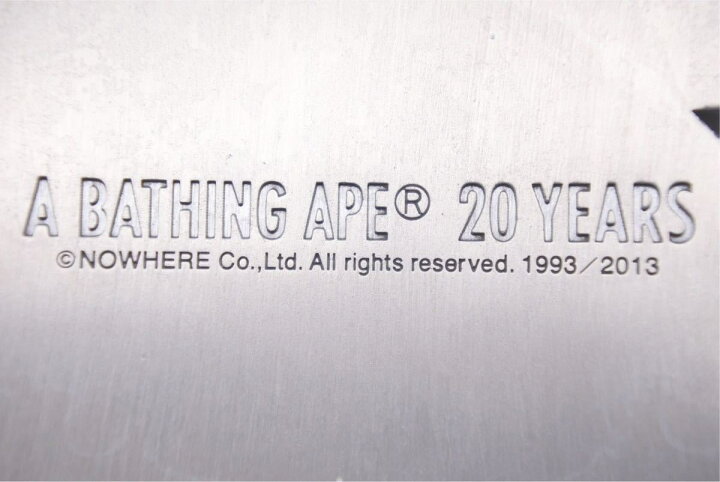 楽天市場】非売品 A BATHING APE アベイシングエイプ ペーパーウエイト 