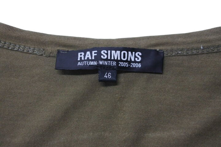 楽天市場】RAF SIMONS ラフシモンズ 05AW MMXXII TEE Tシャツ 半袖 