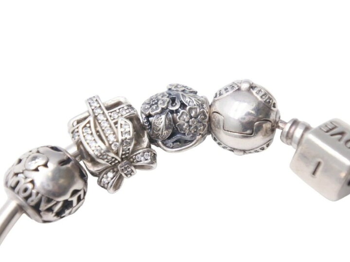 楽天市場】PANDORA パンドラ ブレスレット シルバー チャーム 12個 