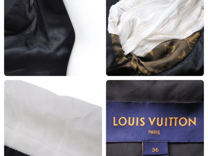 楽天市場】LOUISVUITTON ルイヴィトン チェックジャケット ロング  