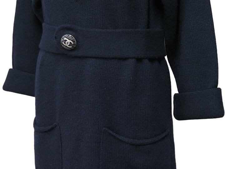 楽天市場】CHANEL シャネル ニット ワンピース ココマーク ボタン  