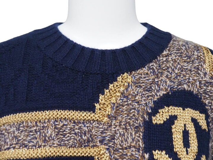 楽天市場】CHANEL シャネル ニット セーター2021年 メティエダール 
