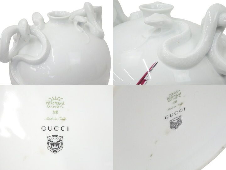 楽天市場】Gucci Decor グッチ デコール インテリアコレクション 花瓶 