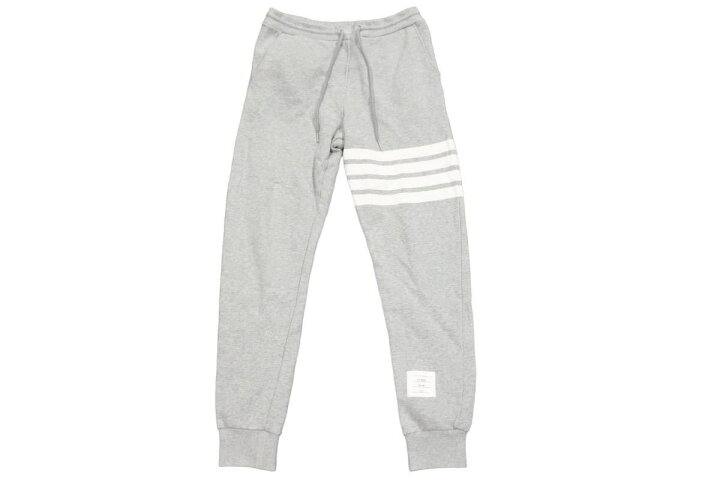 楽天市場】THOM BROWNE トムブラウン パンツ グレー ホワイト  