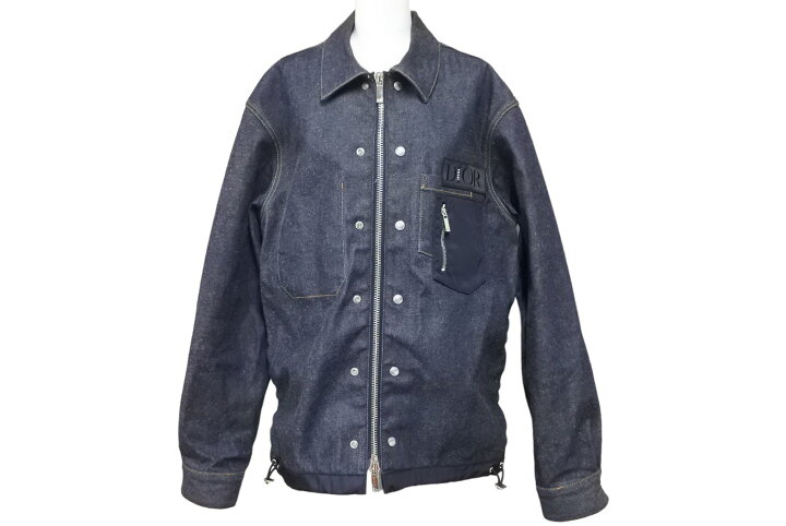 楽天市場】Dior×Sacai ディオール×サカイ デニムジャケット インディゴ 
