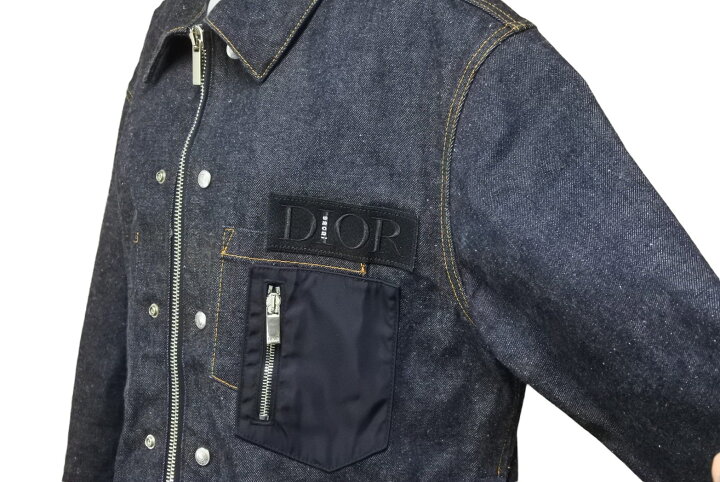 楽天市場】Dior×Sacai ディオール×サカイ デニムジャケット インディゴ 