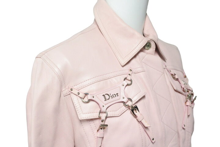 楽天市場】Christian Dior クリスチャンディオール レザージャケット  