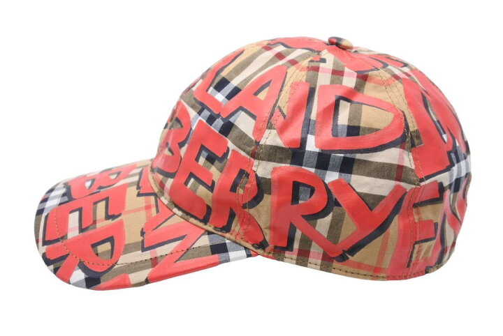 楽天市場】BURBERRY バーバリー 18AW ノバチェックグラフティ キャップ 
