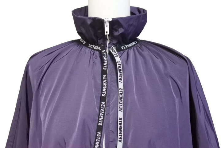 楽天市場】VETEMENTS ヴェトモン Neck Logo Tape Track Jacket 