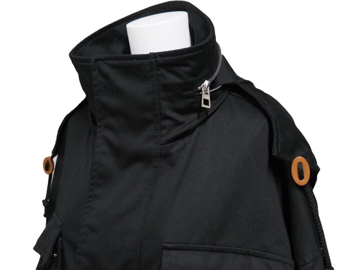 楽天市場】極美品 LOEWE ロエベ マルチポケット ミリタリー フード 