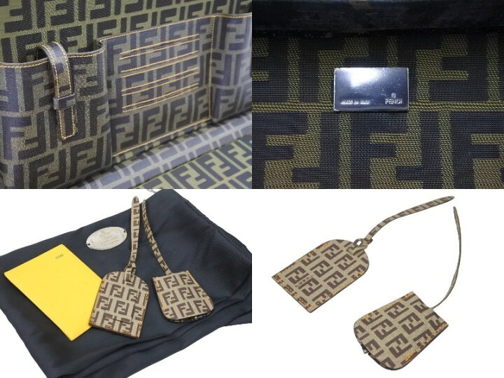 楽天市場】FENDI フェンディ トランク ズッキーノ ズッカ柄 カモ 