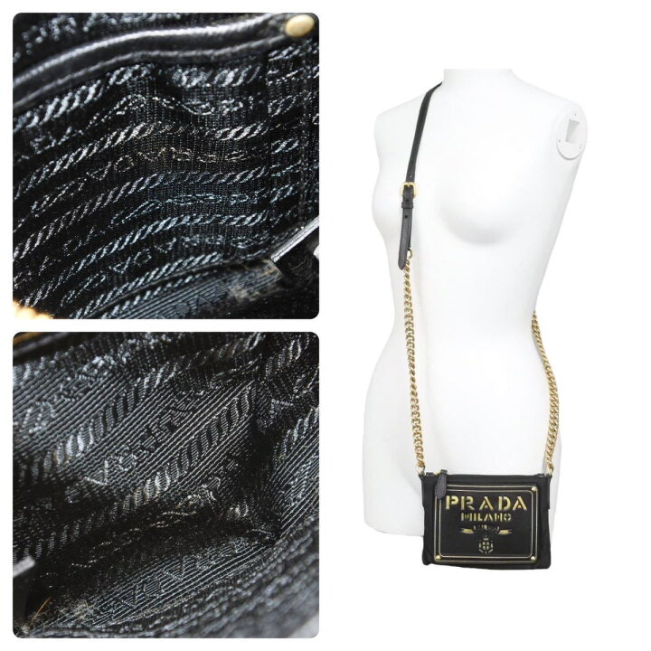 楽天市場】PRADA プラダ チェーンポーチ ミニショルダーバッグ BT0604 