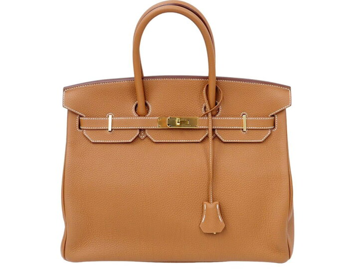 楽天市場】未使用 HERMES エルメス BIRKIN バーキン35 ゴールド トゴ  
