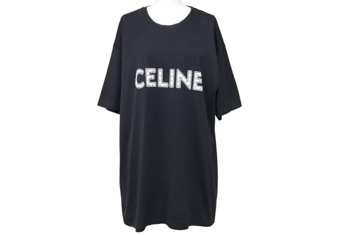 楽天市場】CELINE セリーヌ トップス Tシャツ スタッズ ブランドロゴ 