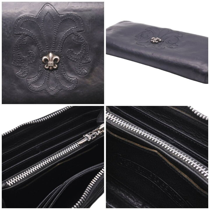楽天市場】CHROMEHEARTS クロムハーツ BSフレア装飾ラウンドジップ 