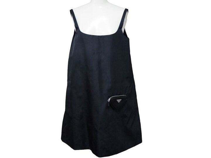 楽天市場】PRADA プラダ RE-NYLON ノースリーブ ワンピース ナイロン  