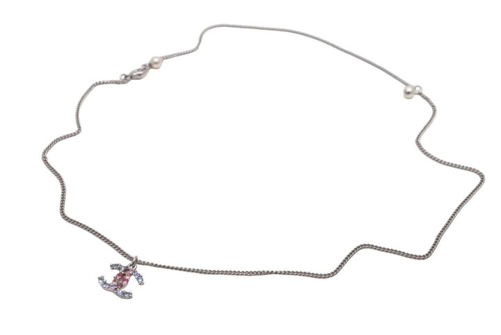 楽天市場】極美品 CHANEL シャネル ラインストーン ネックレス ココ  