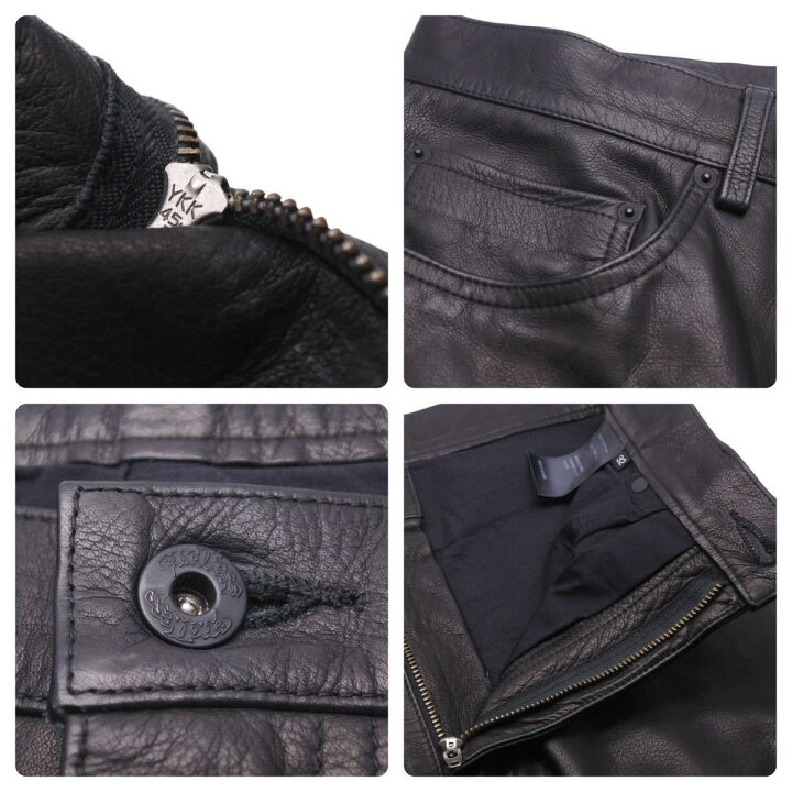 楽天市場】VLONE Endless Denim/エンドレス デニム Leather Jeans 