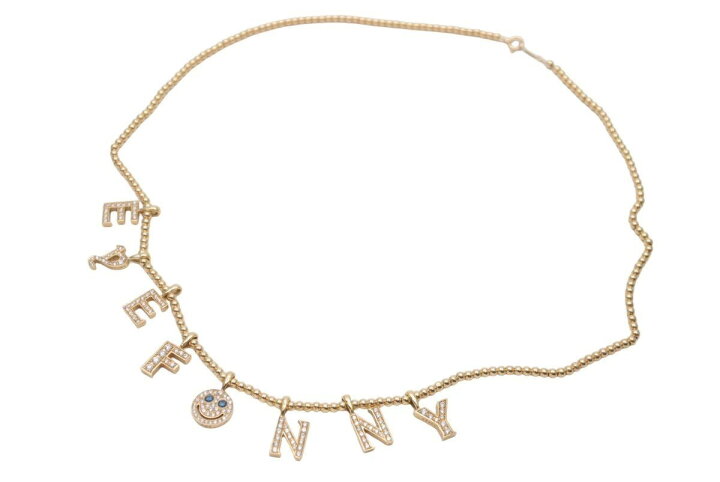 EYEFUNNY アイファニー 18KYG 26ビーズ ペンダントチャーム ゴールド  