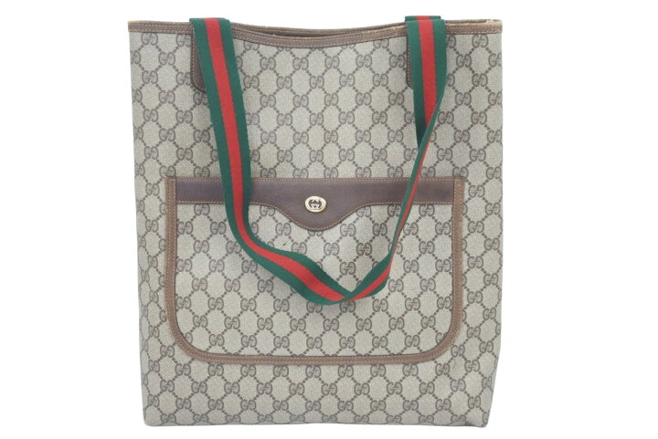 楽天市場】GUCCI グッチ シェリーライン GGロゴ トートバッグ ベージュ 