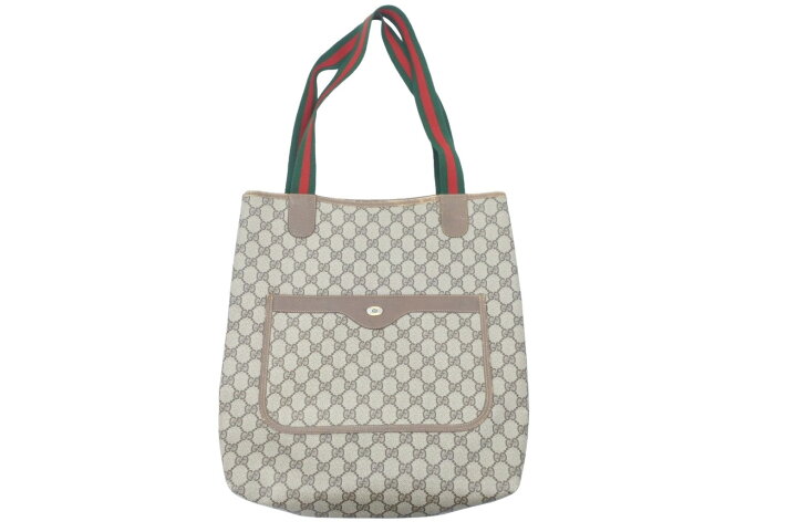 楽天市場】GUCCI グッチ シェリーライン GGロゴ トートバッグ ベージュ 